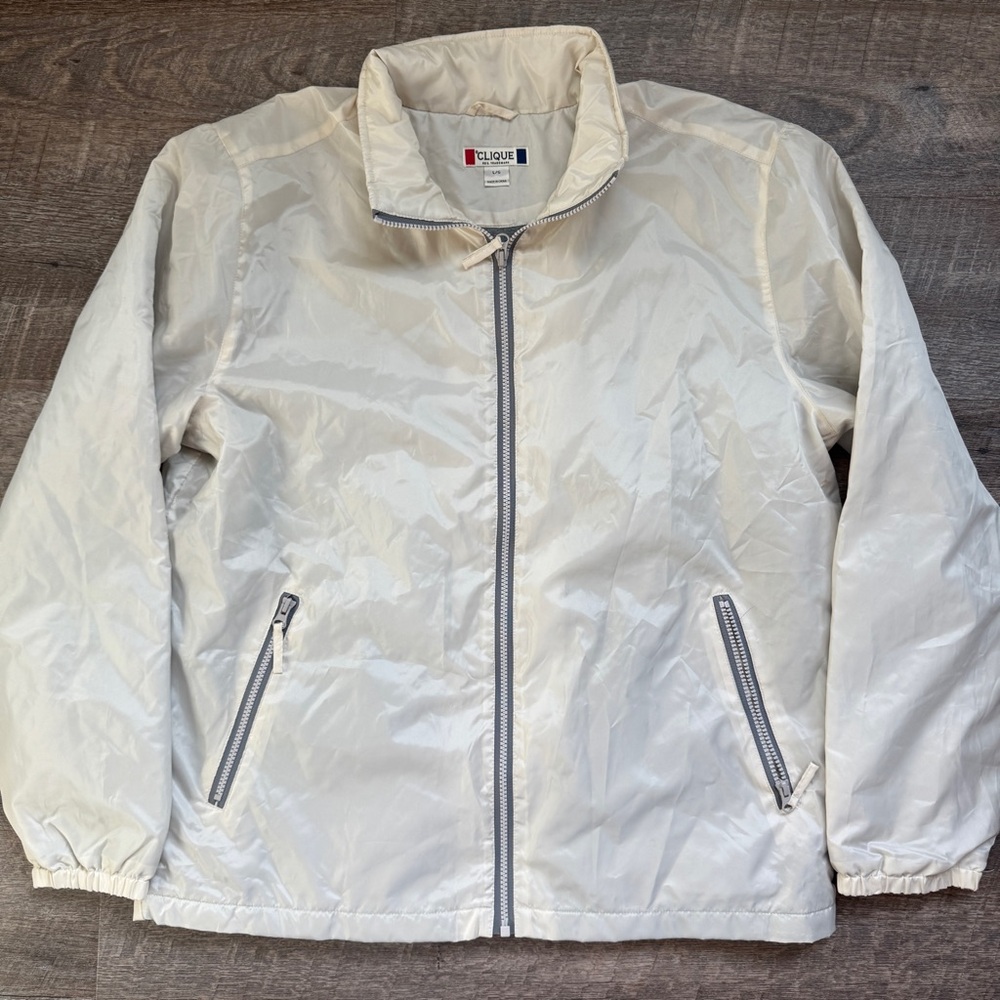Clique Vintage Lightweight Jacket Off white Size Large‎